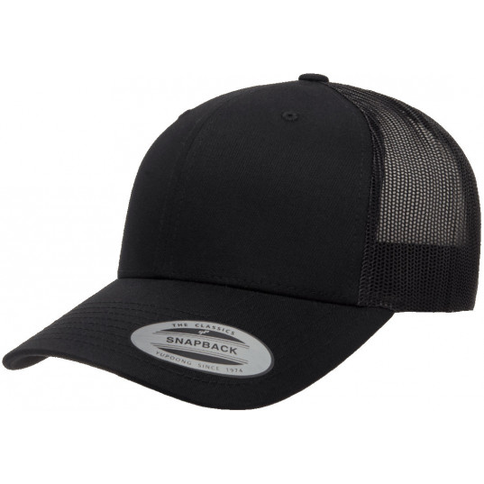 Кепка FlexFit 6606 Retro Trucker - Black Кепка FlexFit 6606 Retro Trucker - Black