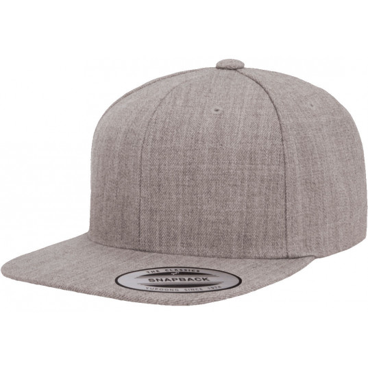 Кепка FlexFit 6089M - Classic Snapback Heather Grey
